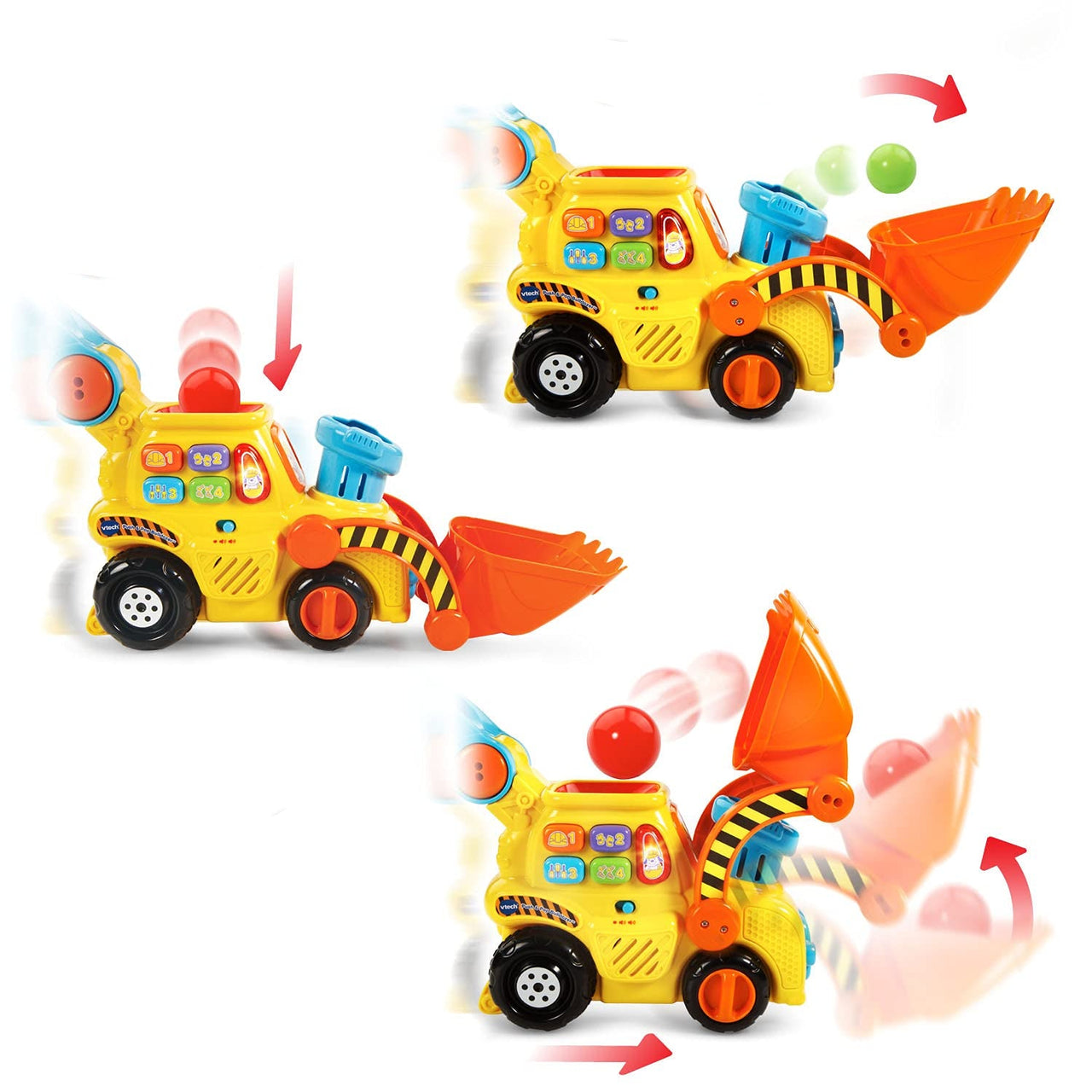 Toystar Pop & Drop | Construction fun - Interactive excavator with ball action - Bouwplezier - Interactieve graafmachine m...