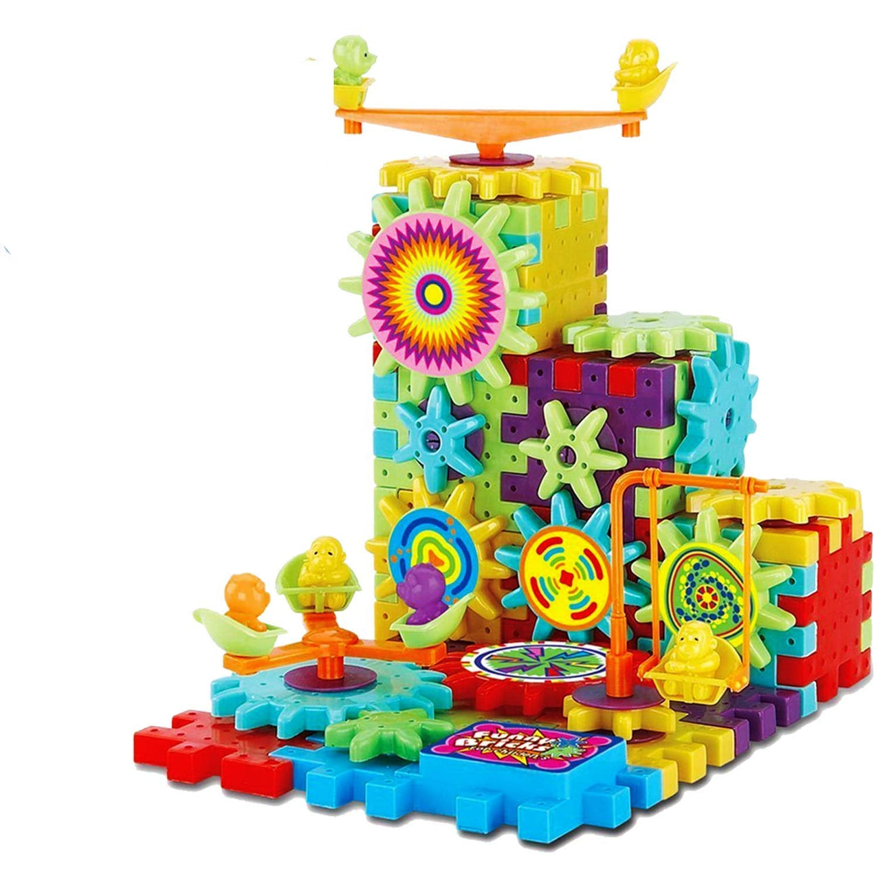 Toystar MagicGears | Build and discover - 3D electric gear building blocks for children - Bouw en ontdek - 3D elektrische ...