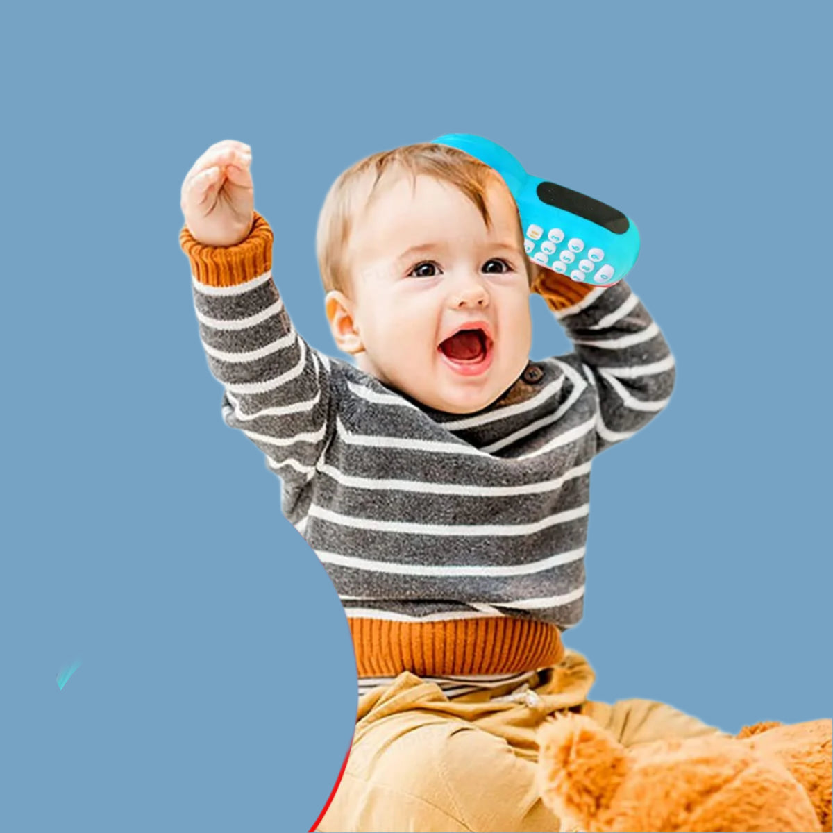 Toystar PreschoolPhone | Learning through play with light and sound - Educational toy telephone for children - Spelend ler...