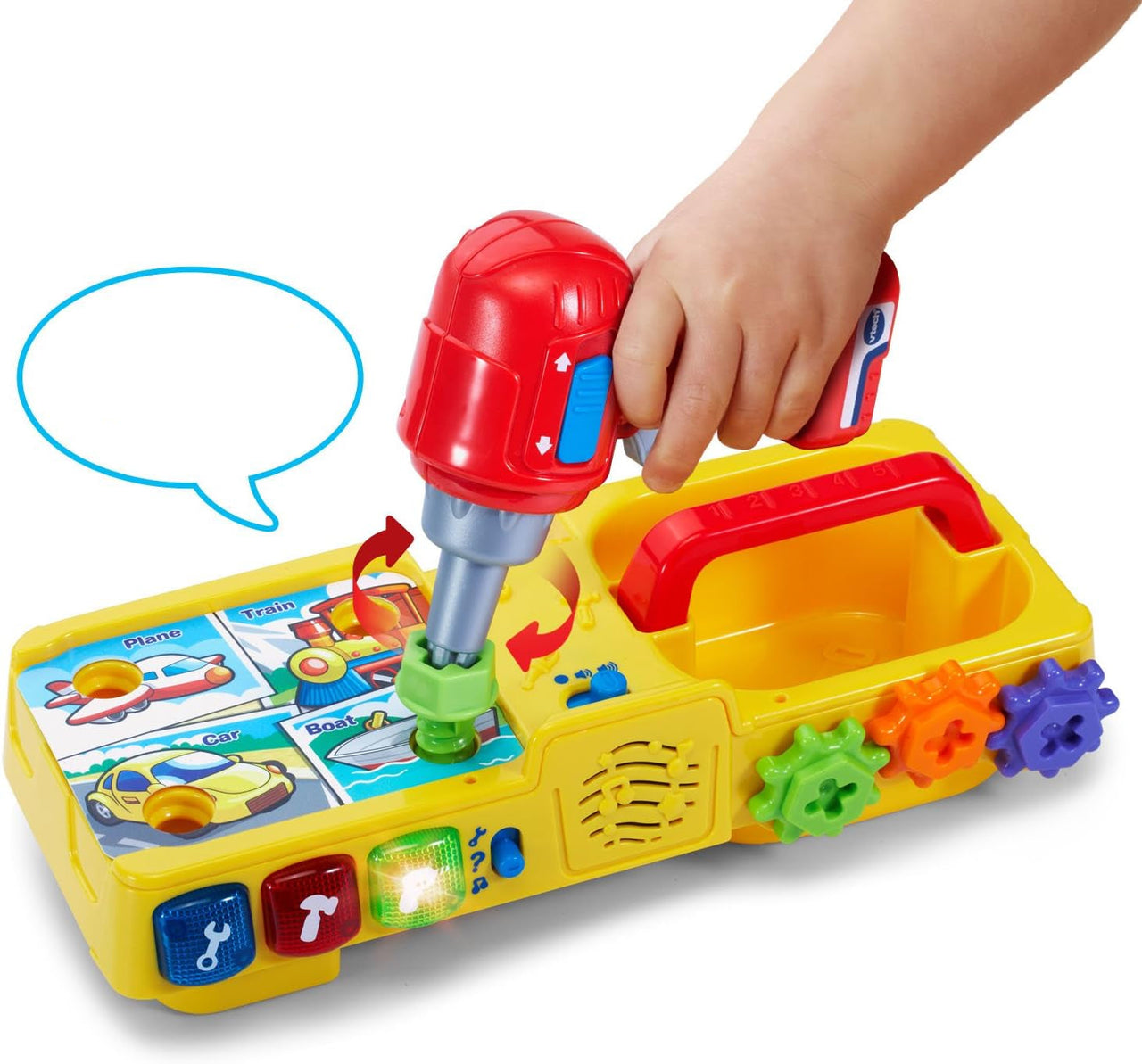 Toystar Drill & Learn | Light & sound - Interactive toolbox for young engineers - Licht & geluid - Interactieve gereedscha...