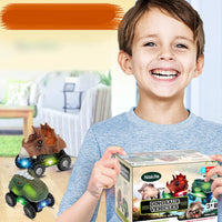 Thumbnail for Toystar DinoRacers | Roaring action - Electric dinosaur car with light & sound - Brullende actie - Elektrische dinosaurus ...