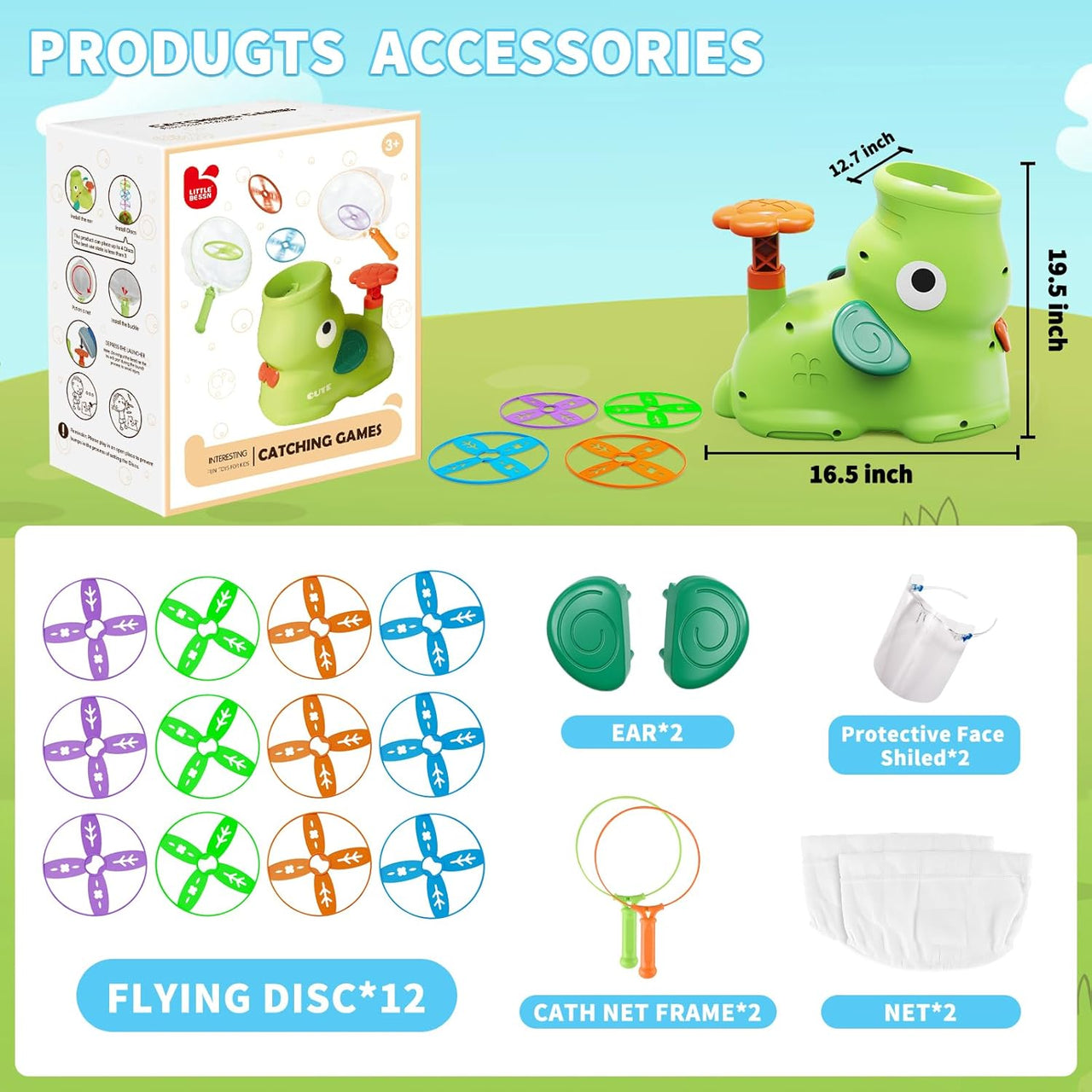 Toystar FlyDisc Pro | Luminous Flying Saucers - Children's Outdoor Toys - Lichtgevende Vliegende Schotels - Kinderspeelgoe...