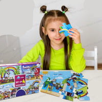 Thumbnail for Toystar EduPuzzle | Discover through play - Wooden 3D animal puzzle for children - Spelenderwijs ontdekken - Houten 3D die...