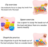 Thumbnail for Toystar Ecotoys BeadBounce | Count, Slide, Win - Montessori Bead Board Sorting Game - Tellen, Schuiven, Winnen - Montessor...