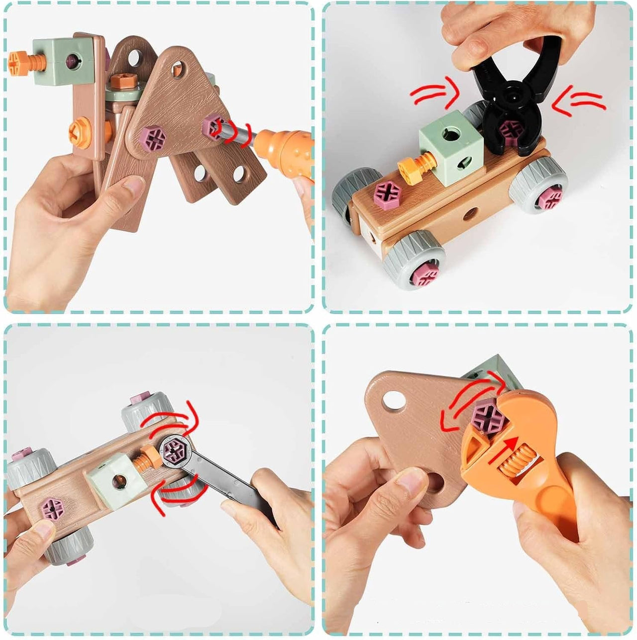 Toystar Junior Builder Pro | Unleash Creativity – Complete Tool Set for Kids - Ontketen Creativiteit – Compleet Gereedscha...