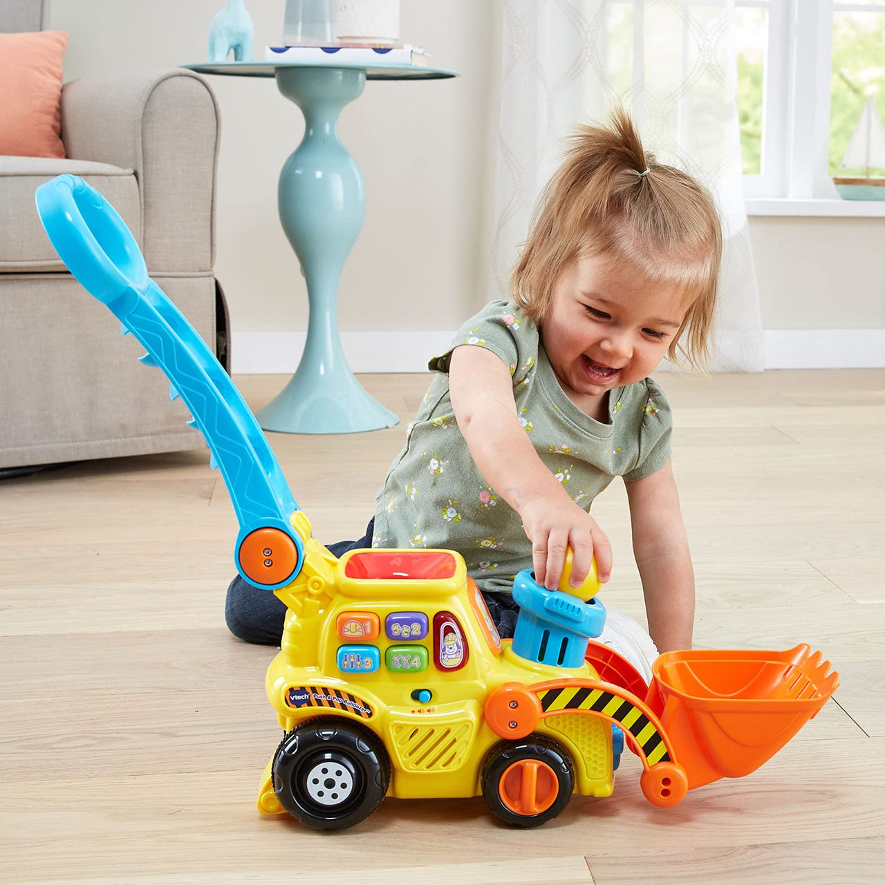 Toystar Pop & Drop | Construction fun - Interactive excavator with ball action - Bouwplezier - Interactieve graafmachine m...