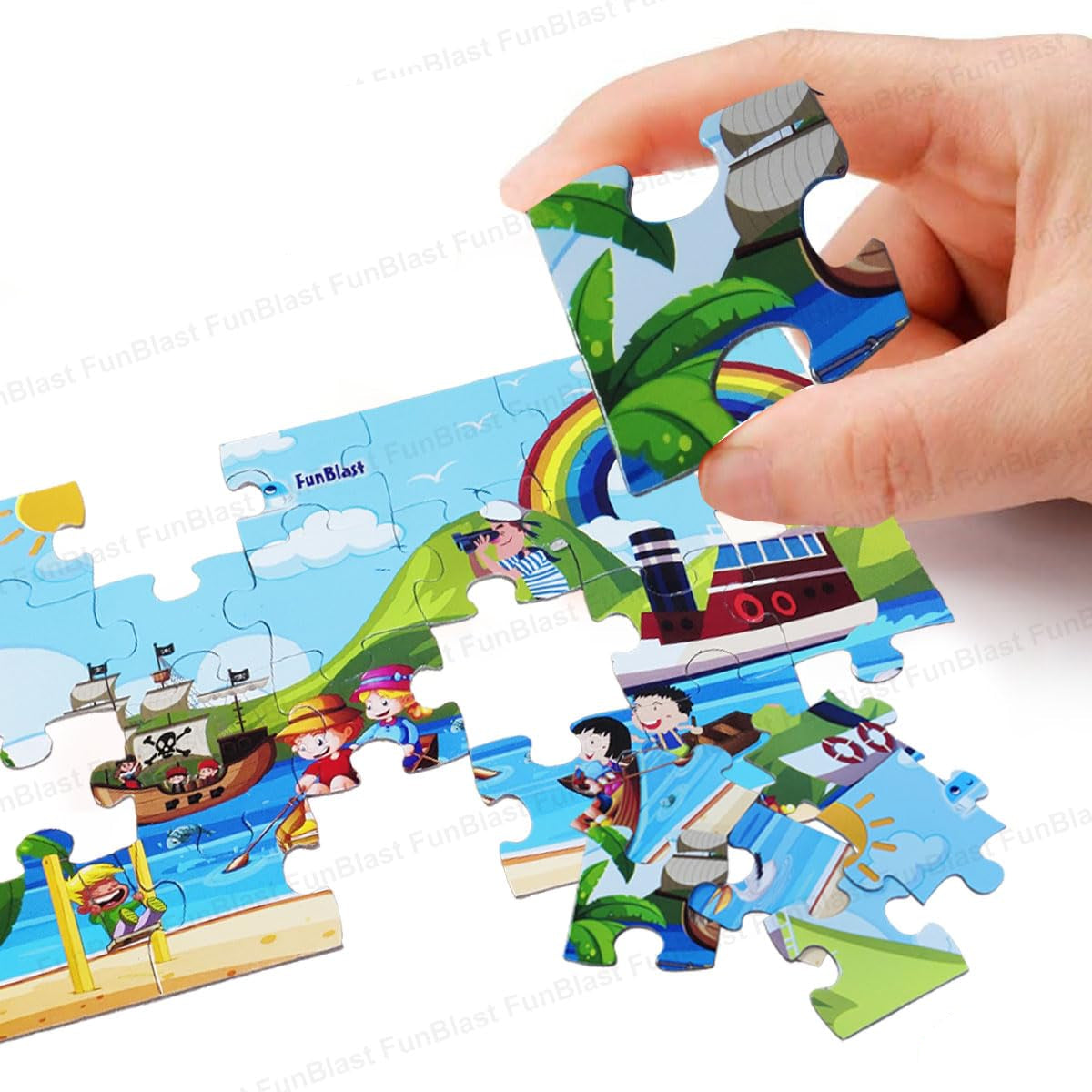 Toystar EduPuzzle | Discover through play - Wooden 3D animal puzzle for children - Spelenderwijs ontdekken - Houten 3D die...
