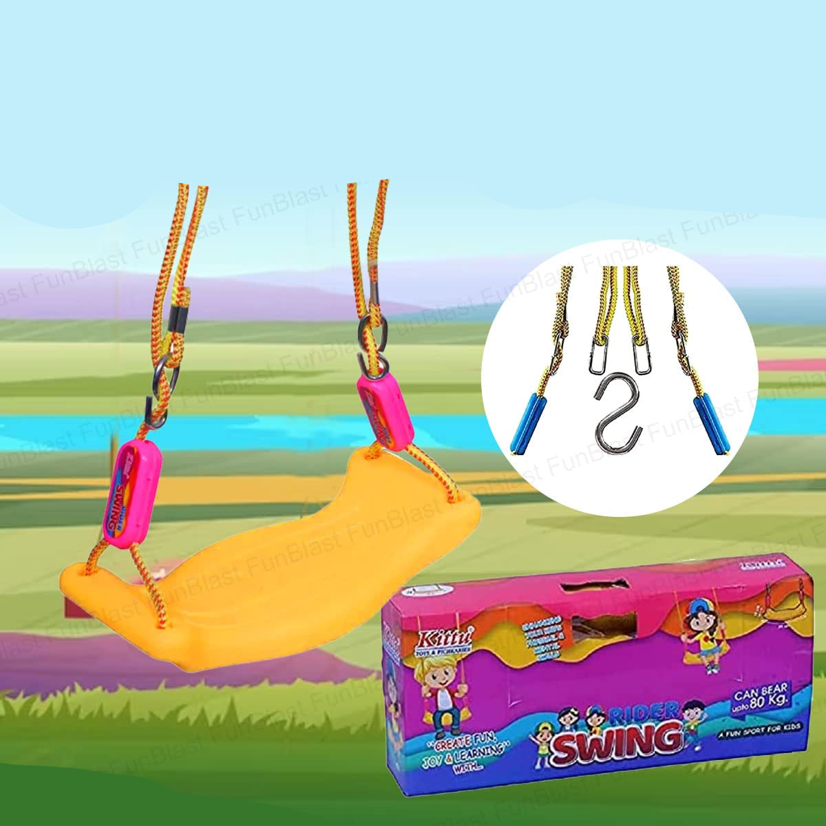 Toystar SwingFun | Grows with your child - 3-in-1 swing for indoors and outdoors - Groeit mee met je kind - 3-in-1 schomme...