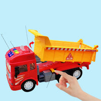 Thumbnail for Toystar PowerTruck | Robust play fun - Friction-driven dump truck with light and sound for children - Bestseller - Robuust...