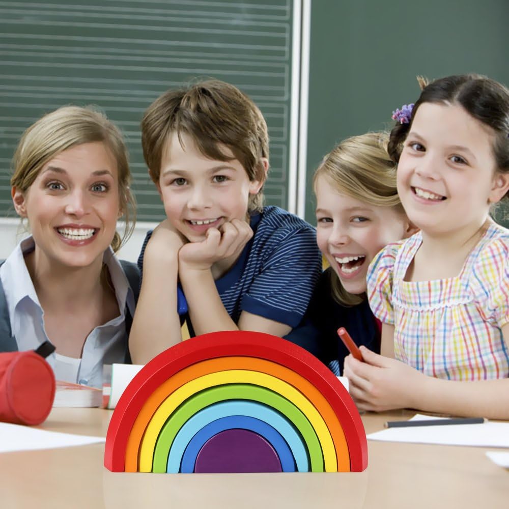 Toystar EcoToys Rainbow Dreams | Stimulate your child's creativity - Building fun with a Rainbow puzzle - Stimuleer de cre...