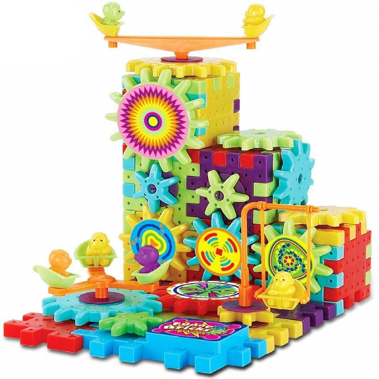 Toystar MagicGears | Build and discover - 3D electric gear building blocks for children - Bouw en ontdek - 3D elektrische ...