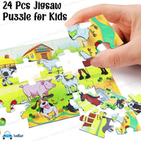 Thumbnail for Toystar PuzzleZoo | Educational fun - Wooden animal puzzle for children - Leerzaam speelplezier - Houten dierenpuzzel voor...