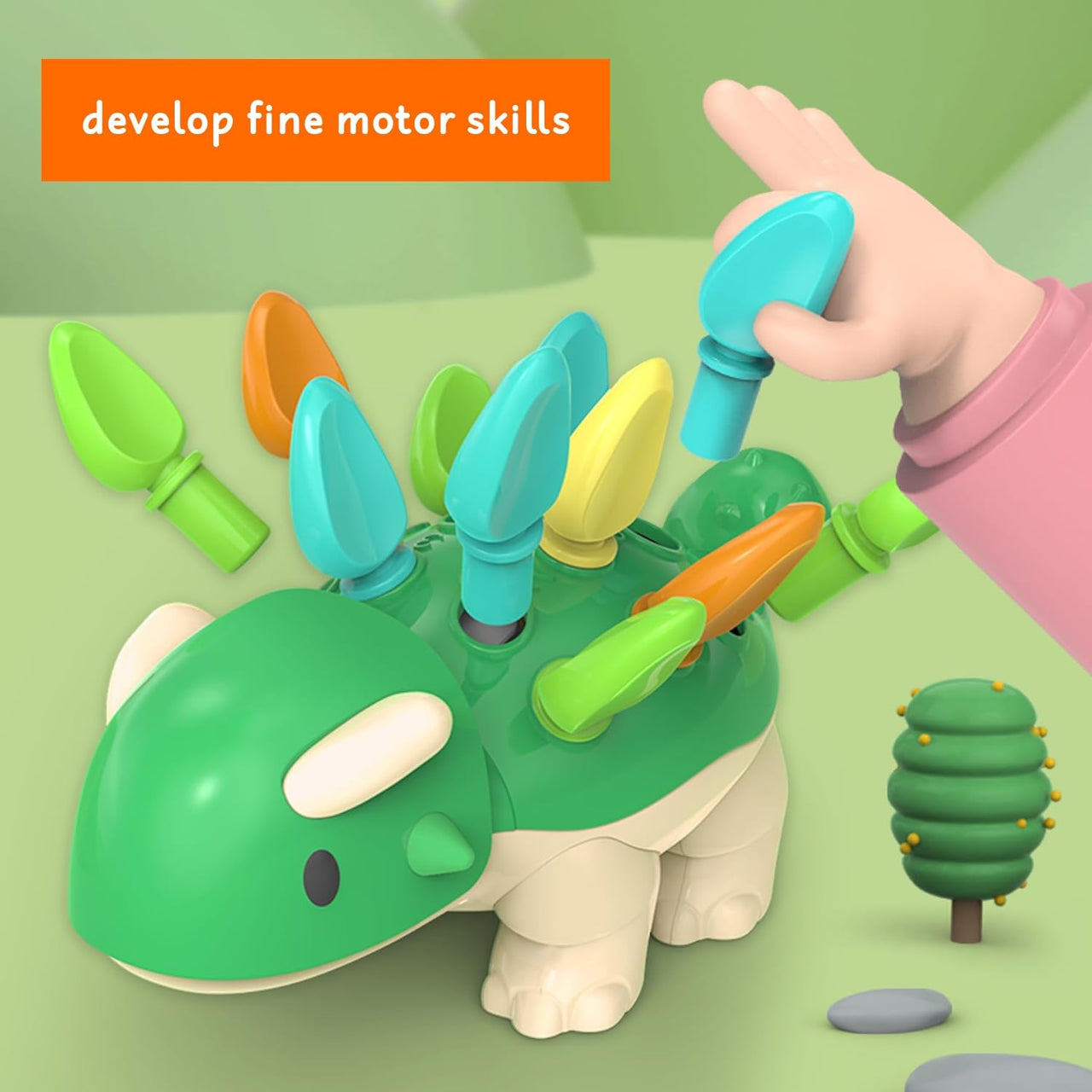 Toystar DinoMinds | Montessori Sensory Playset - Educational Toddler Toys - Montessori Sensory Speelset - Educatief Peuter...