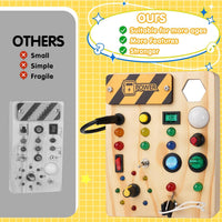 Thumbnail for Toystar Ecotoys BusyBee Montessori Board | Discover through play - Educational toys for babies - *Ontdek spelenderwijs - E...