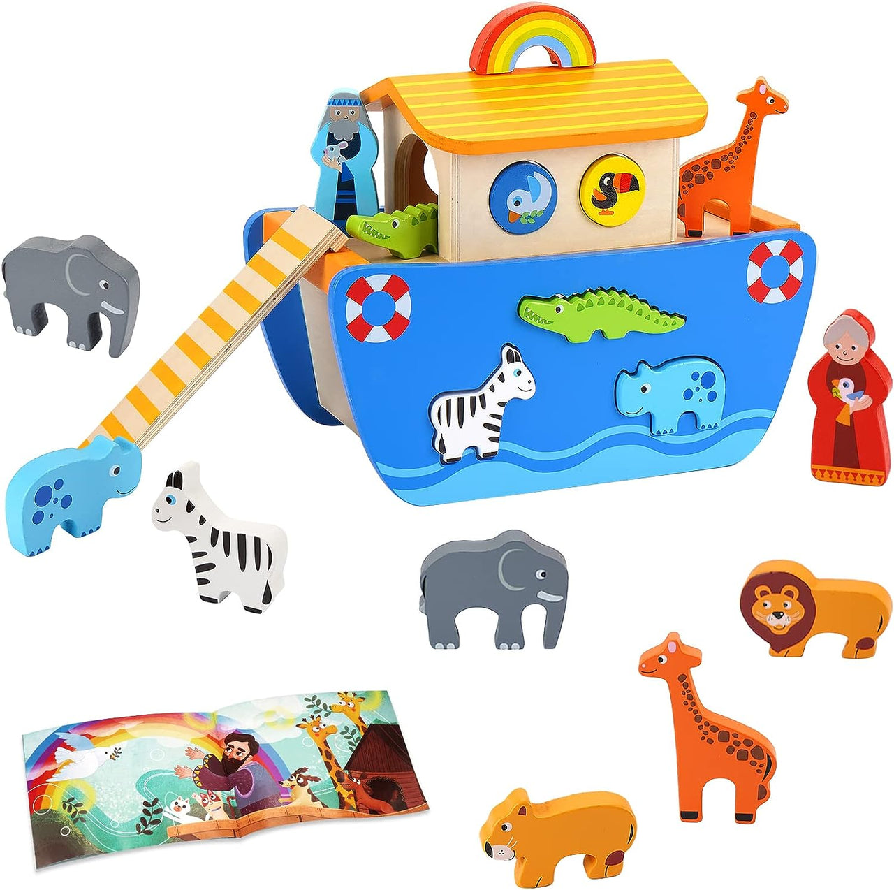 Toystar Montessori Wonder Ark | Playing fun for curious children - Interactive wooden play set - Speelplezier voor nieuwsg...