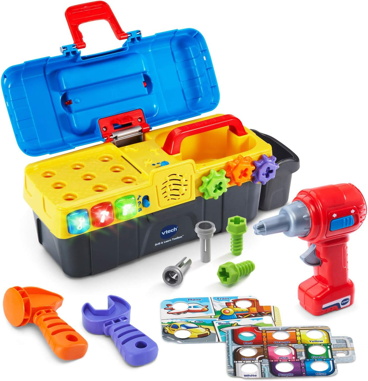 Toystar Drill & Learn | Light & sound - Interactive toolbox for young engineers - Licht & geluid - Interactieve gereedscha...