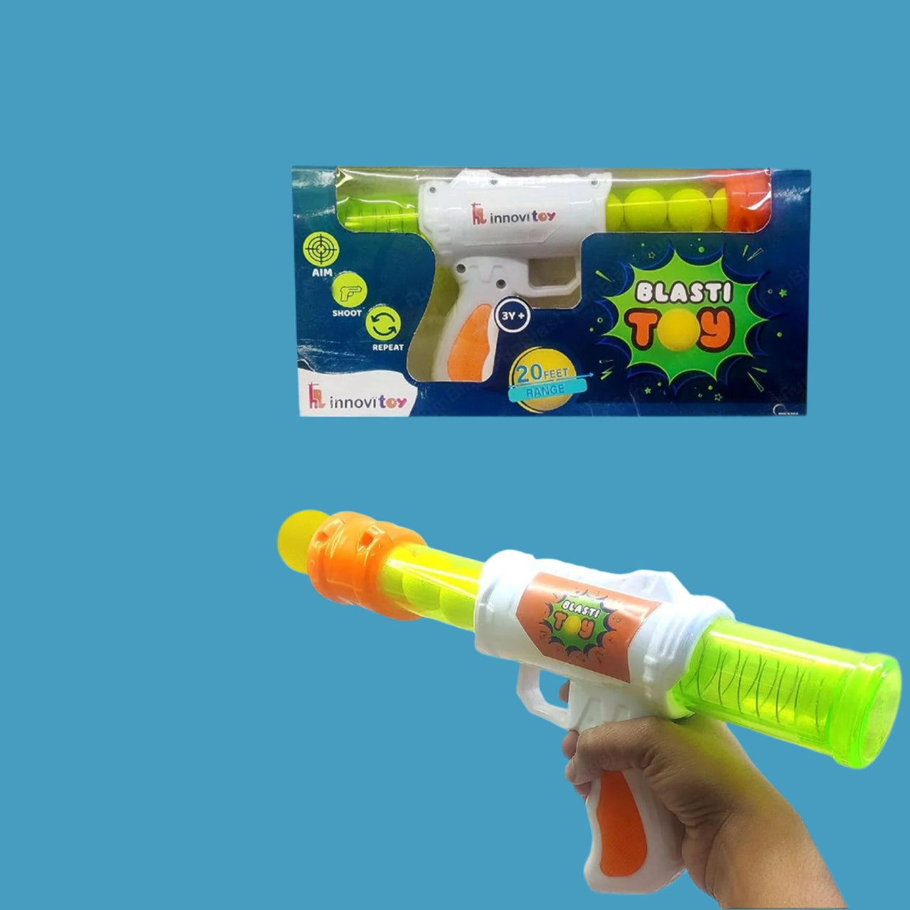 Toystar AirBlaster | Exciting shooting fun - Interactive airgun shooting game with soft EVA balls for children - Bestselle...