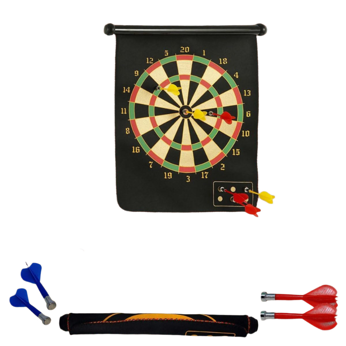 Toystar Magnetix MagnoDart | Safe playing fun - Magnetic dartboard for children, double-sided & foldable - Veilig speelple...