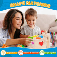 Thumbnail for Toystar EcoToys EduPlay Box | Encourage learning and discovery - Montessori Wooden Playset - Stimuleer leren en ontdekken ...
