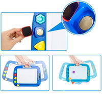 Thumbnail for Toystar Magnetix MagniSketch | Endless creative fun - Large magnetic drawing board with 4 colors & stamps - Eindeloos crea...
