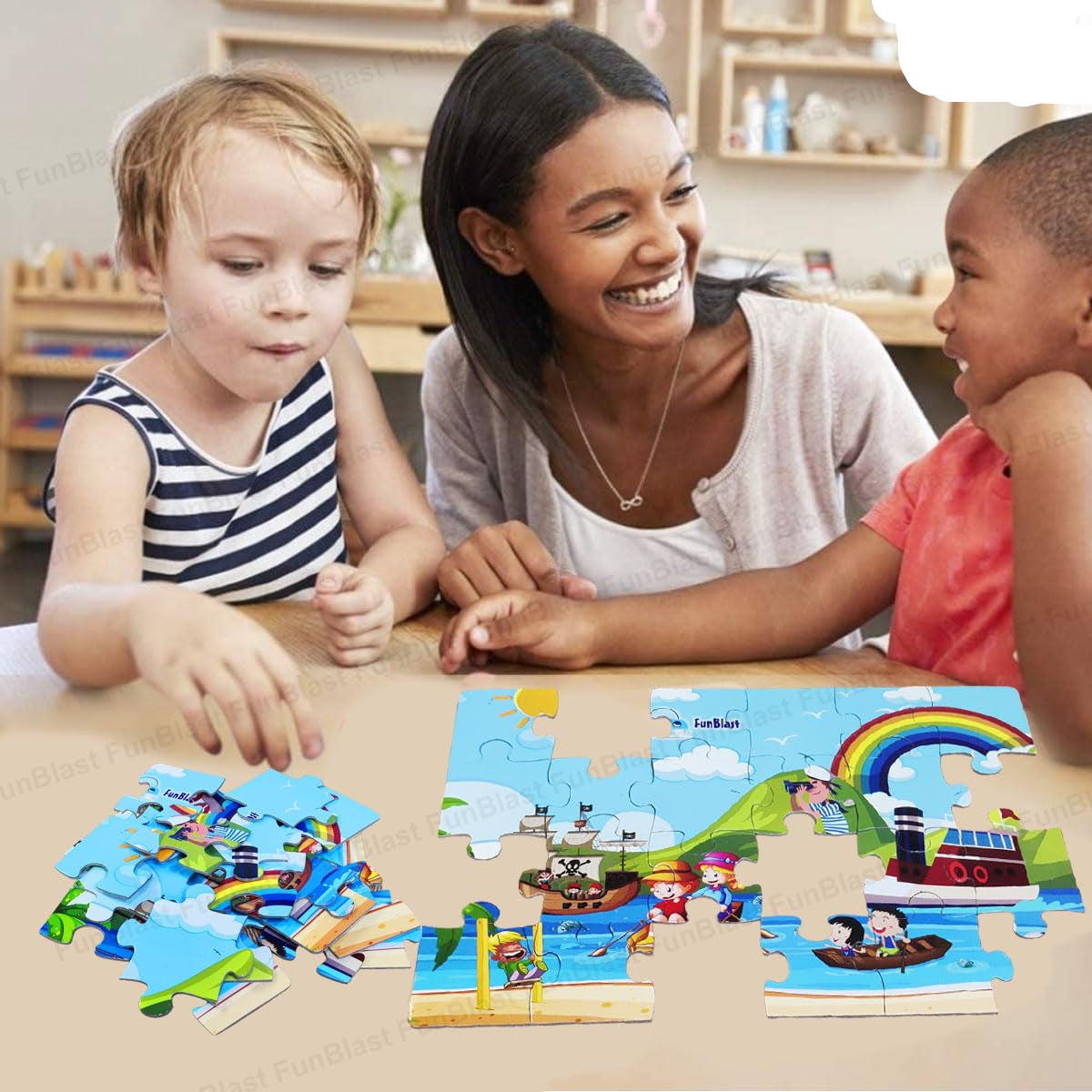 Toystar EduPuzzle | Discover through play - Wooden 3D animal puzzle for children - Spelenderwijs ontdekken - Houten 3D die...