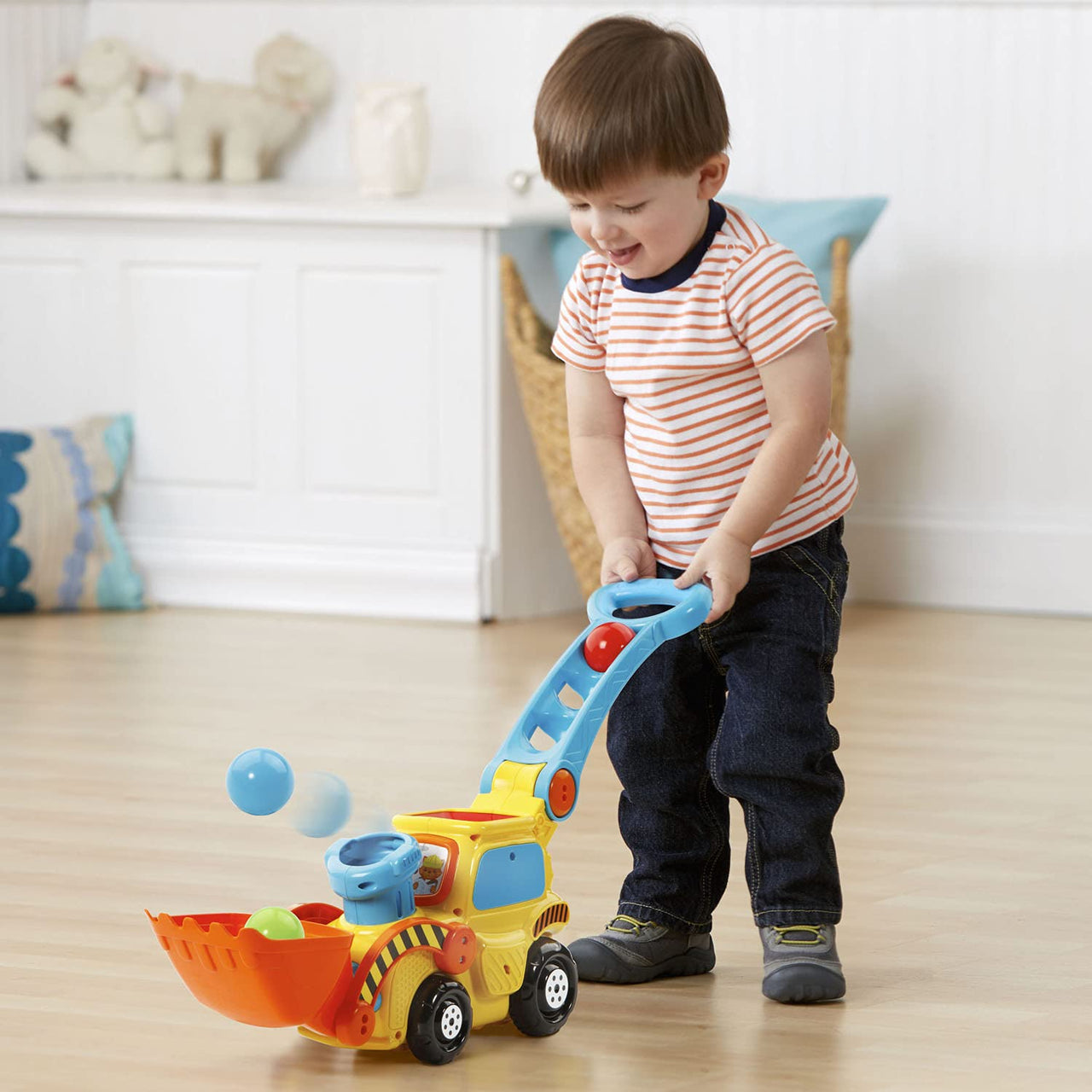 Toystar Pop & Drop | Construction fun - Interactive excavator with ball action - Bouwplezier - Interactieve graafmachine m...