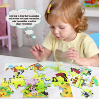 Thumbnail for Toystar PuzzleZoo | Educational fun - Wooden animal puzzle for children - Leerzaam speelplezier - Houten dierenpuzzel voor...