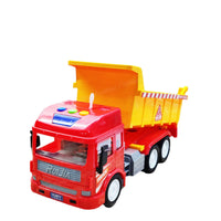 Thumbnail for Toystar PowerTruck | Robust play fun - Friction-driven dump truck with light and sound for children - Bestseller - Robuust...