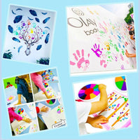 Thumbnail for Finger Stamp Painting Set | Stimulates creativity and fun - Ink painting cushion for children