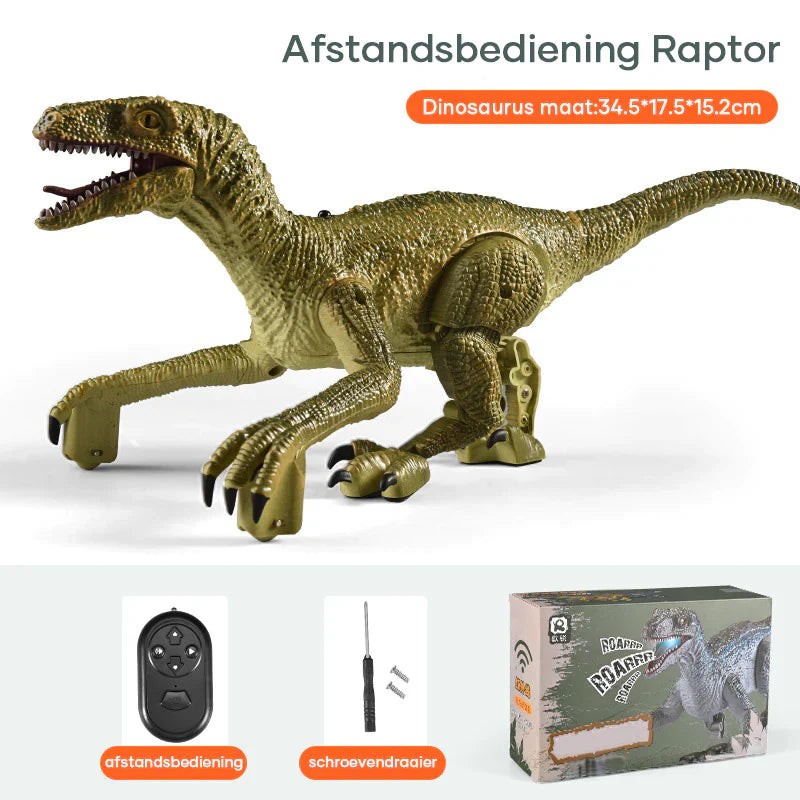 Toystar Remote Controlled Dinosaur | Remote Controlled Dinosaur Raptor for Kids - Remote Controlled Dinosaur | Afstandsbed...