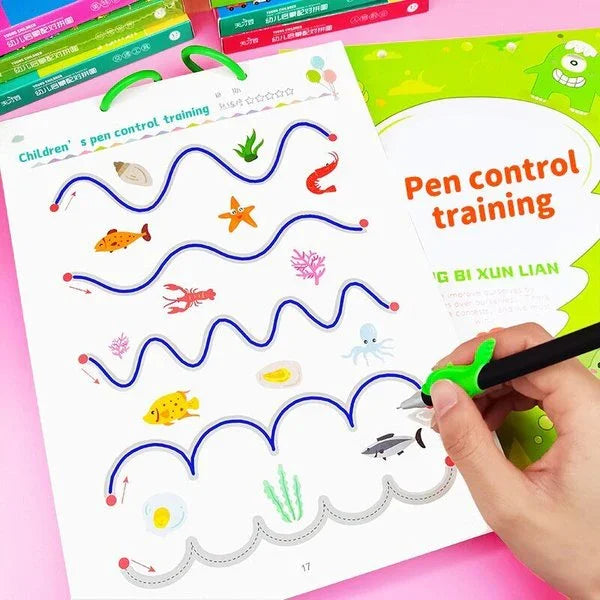Toystar Children's Tracing Workbook | Stimulates playful learning and motor skills - Play and learn fun - *Stimuleert spel...