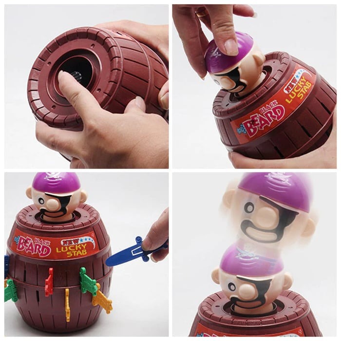 Pirate Bucket Toy | Exciting - Interactive Game for Children