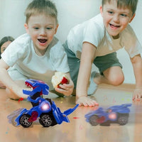 Thumbnail for Toystar Transforming Dinosaur Toy Car | Best Automatic Transformer Toy Car - Encourages Creative Play - Beste Automatische...