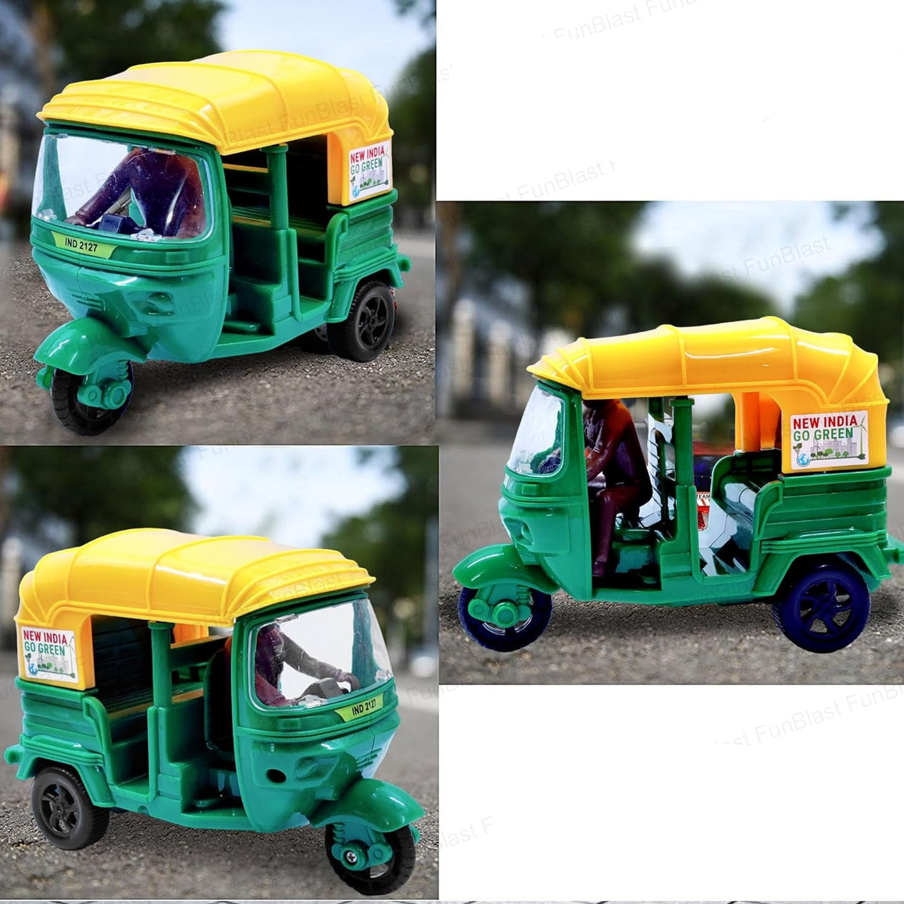 Toystar TukTuk Express | Authentic Driving Fun - Auto Rickshaw Toy for Kids - Authentiek rijplezier - Auto Rickshaw speelg...