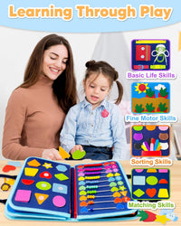 Thumbnail for Toystar Felt Learning Board | Montessori Game Board - Creative Learning - *Montessori Speelbord - Creatief Leren (3)