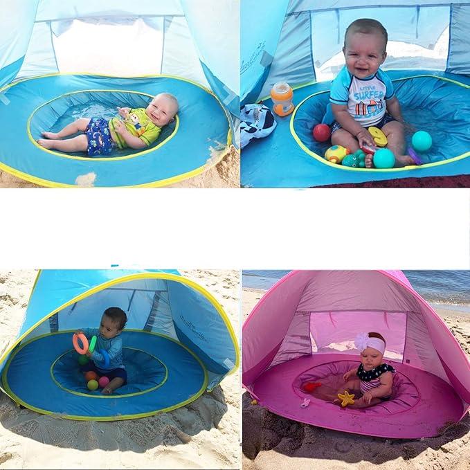Toystar SunFun Tent | Play safely in the sun - Play mat and tent for children - Veilig spelen in de zon - Speelmat en tent...
