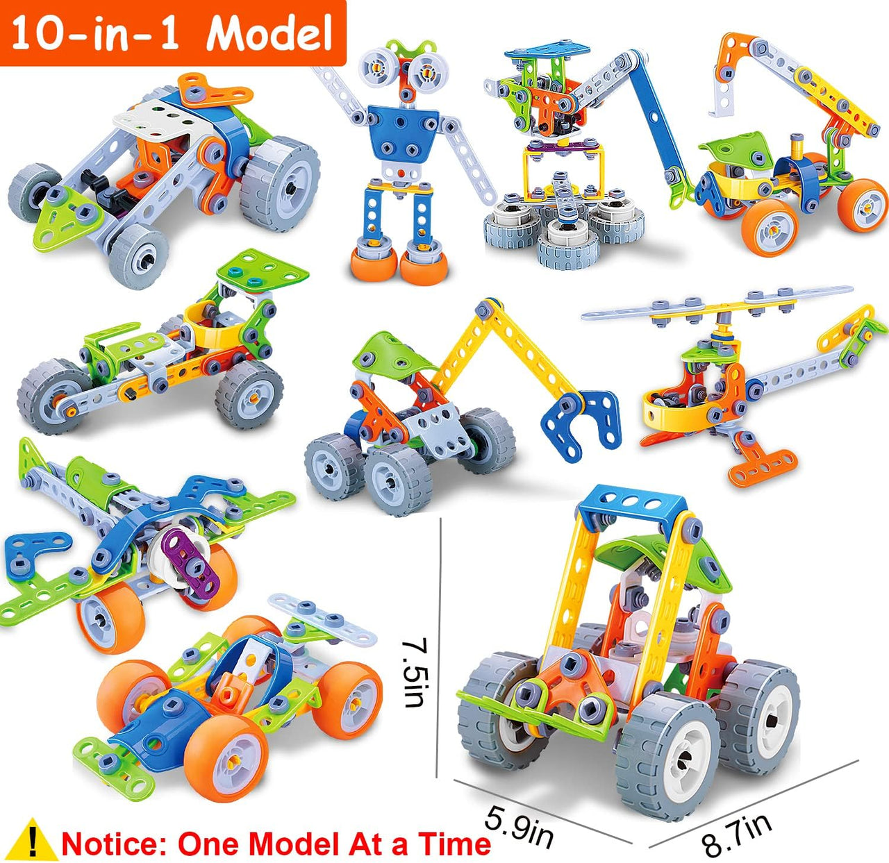 Toystar BouwBlokX | Stimulate Creativity and Learning Fun - Educational Building Set for Children from 4 years - Creatieve...
