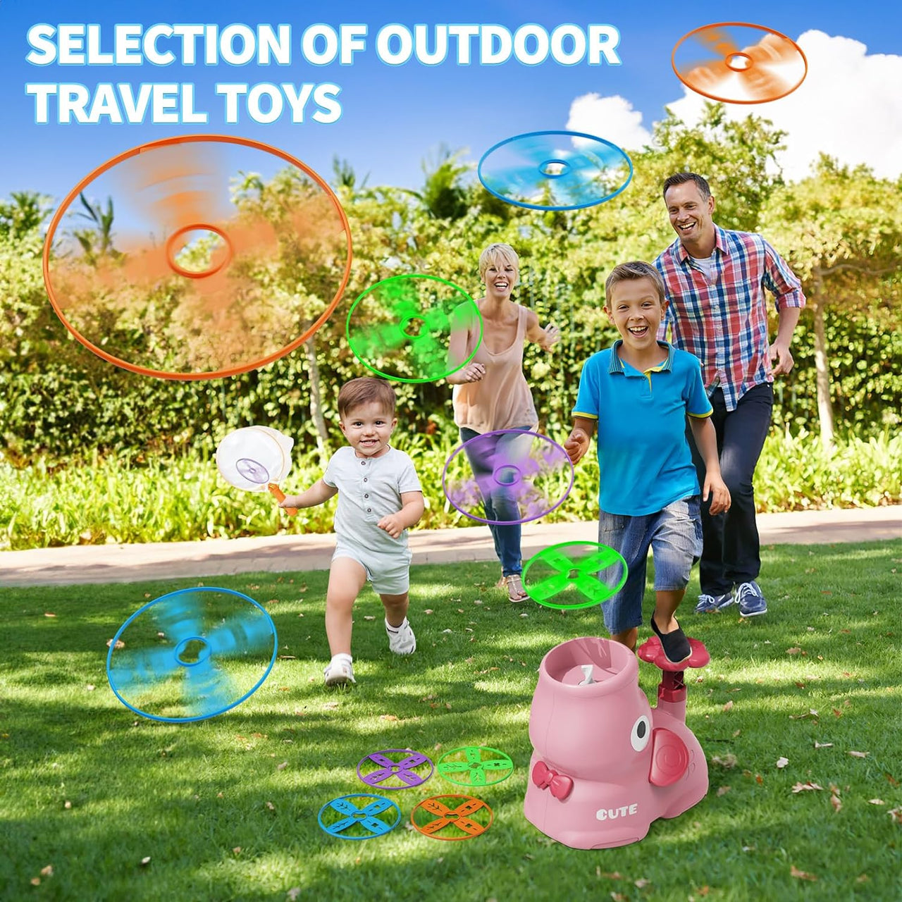 Toystar FlyDisc Pro | Luminous Flying Saucers - Children's Outdoor Toys - Lichtgevende Vliegende Schotels - Kinderspeelgoe...