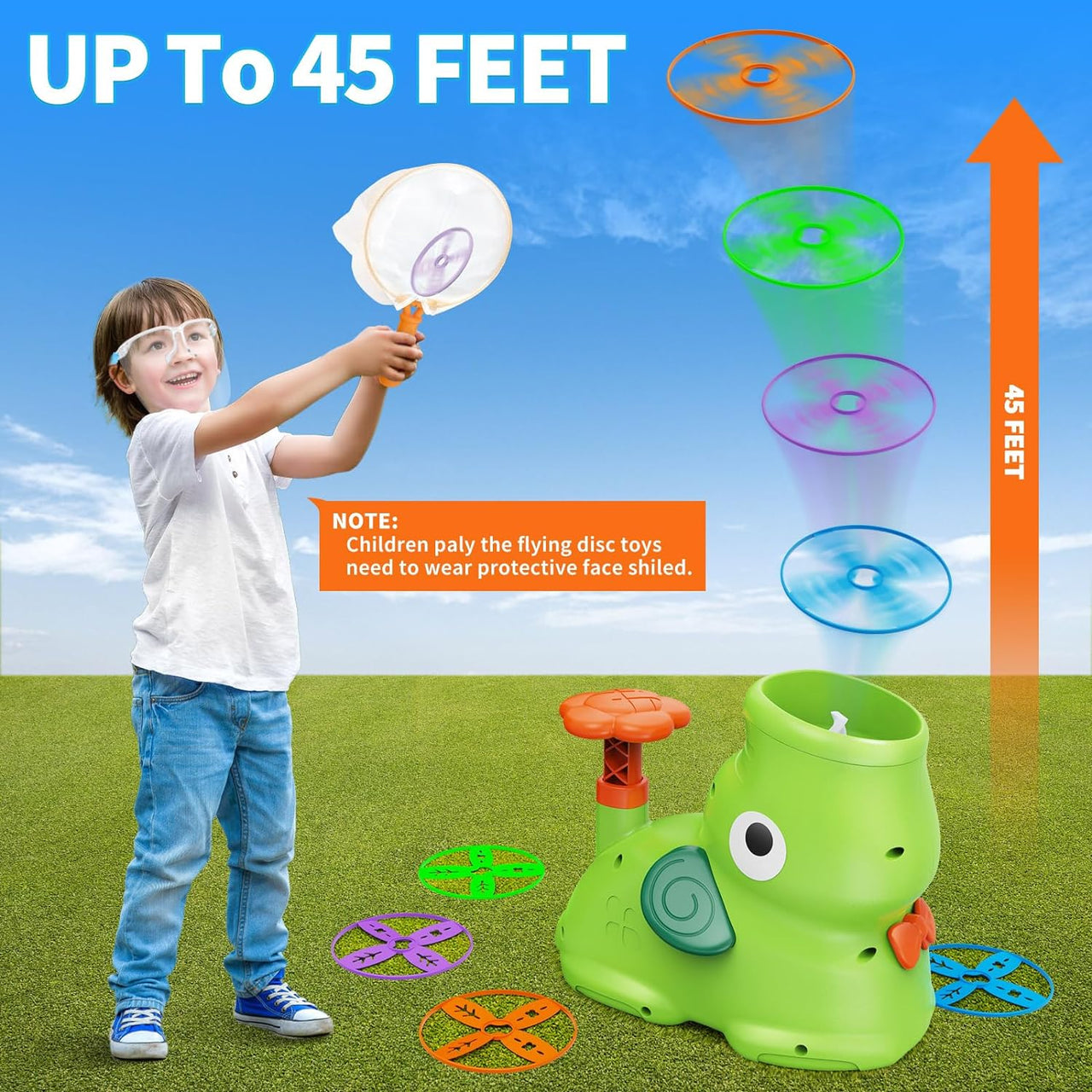 Toystar FlyDisc Pro | Luminous Flying Saucers - Children's Outdoor Toys - Lichtgevende Vliegende Schotels - Kinderspeelgoe...