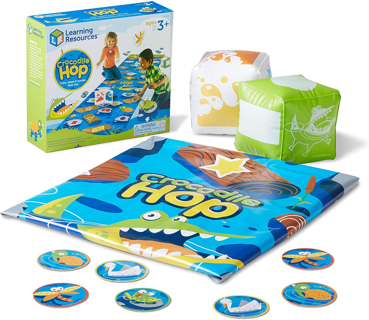 Toystar Crocodile Hop | Moving Learning - Educational floor game for children - Bewegend leren - Educatief vloerspel voor ...
