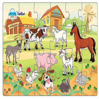 Thumbnail for Toystar PuzzleZoo | Educational fun - Wooden animal puzzle for children - Leerzaam speelplezier - Houten dierenpuzzel voor...