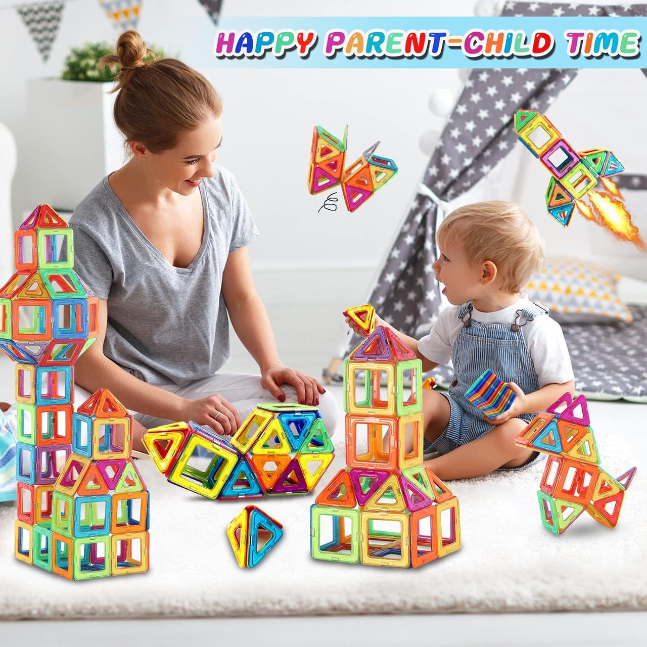 Toystar Magnetix Architects Tiles | Encourage budding master builders - Magnetic building toys - *Stimuleer bouwmeesters i...