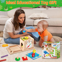 Thumbnail for Toystar EcoToys EduPlay Box | Encourage learning and discovery - Montessori Wooden Playset - Stimuleer leren en ontdekken ...