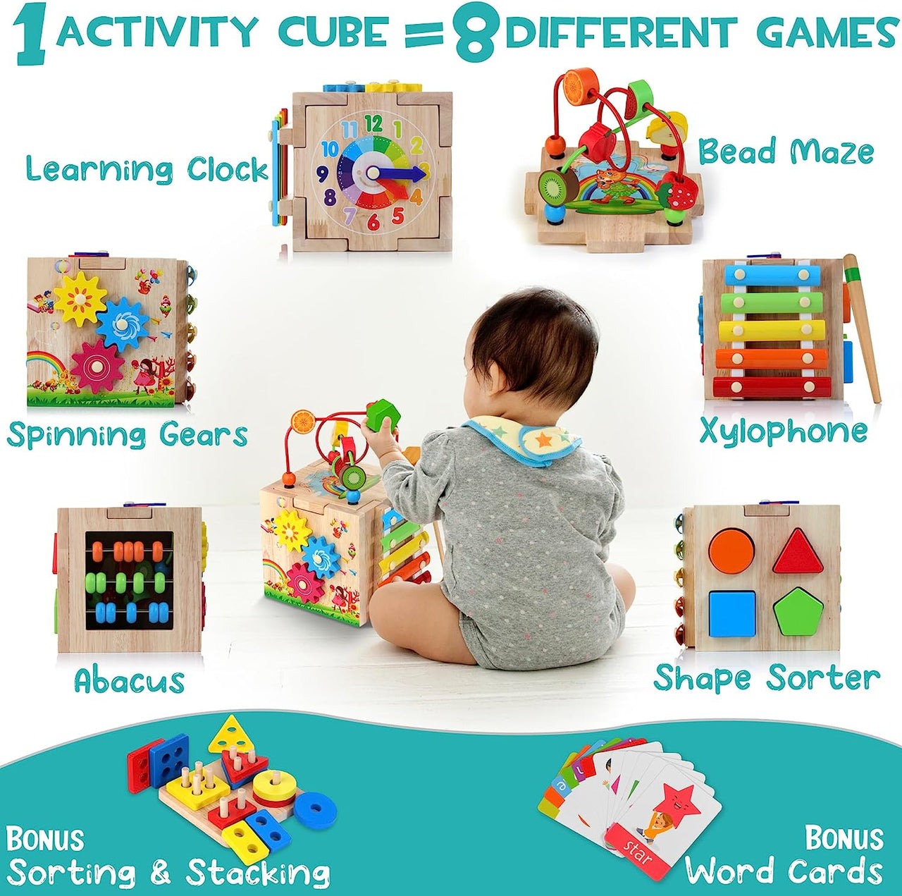 Toystar EcoToys Xylophone Toys | Educational - Cognition Toys for Children - Educatief - Cognitie Speelgoed voor Kinderen (3)
