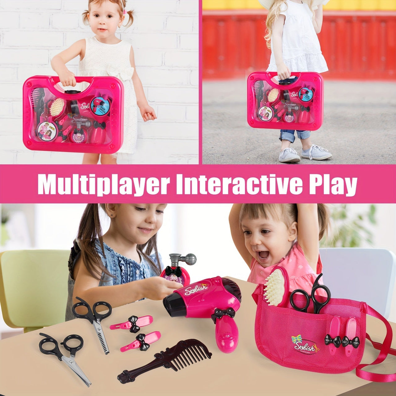 Toystar GlamourPlay | Magical makeover - Beauty salon play set for creative kids - Magische make-over - Beauty salon speel...