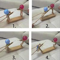 Thumbnail for Toystar Bamboo Playmates | Laugh together, play together - Wooden fighting robots - Samen lachen, samen spelen - Houten ve...