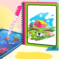 Thumbnail for Magic Water Coloring Book | Stimulates creativity and fun - Coloring with water