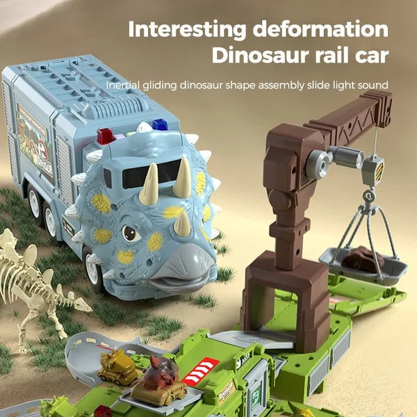 Sidosaur | Transform and play with dinosaur trucks - Adventure play fun