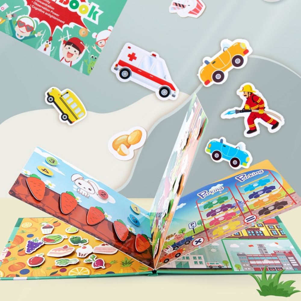 Toystar LearnPlay | Educational Fun - Montessori Activity Toy Sensory Quiet Book for Toddlers - Educatief plezier - Montes...
