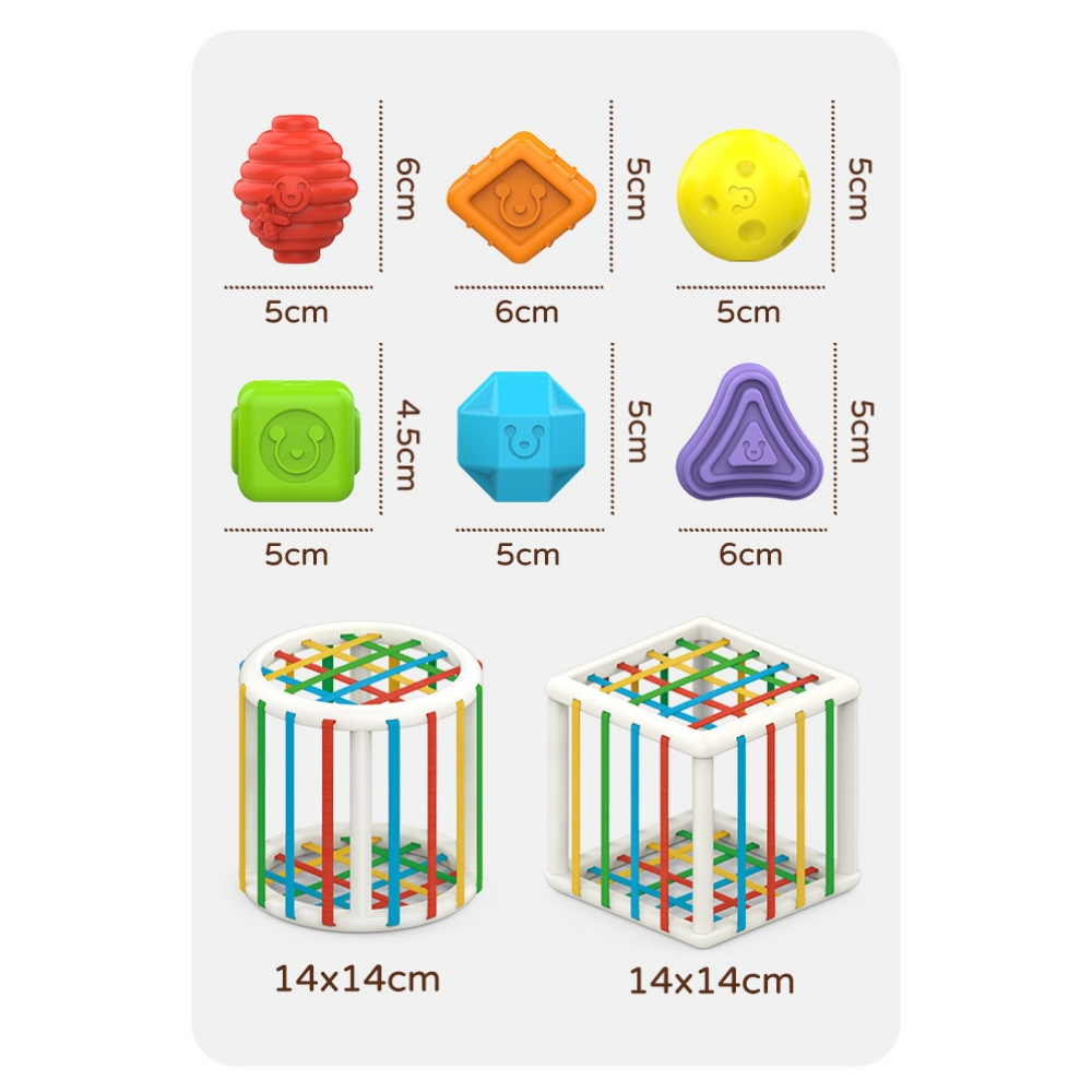 Toystar GeoPlay Cube | Motor Development - Color Recognition Toy - Motorische Ontwikkeling - Kleur Herkenning Speelgoed (4)